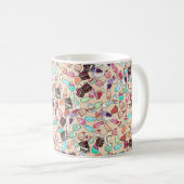 Het patroon van naadloze doedelcake. Handtekening  Koffiemok (Voorkant rechts)