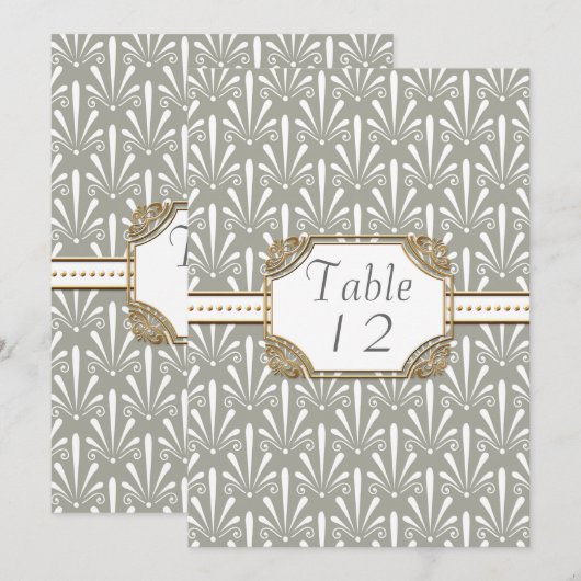 Het Patroon van Shell van het Aantal van de lijst  Kaart (Voorkant / Achterkant)