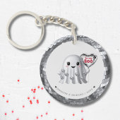 Het patroon van Silver Ghost Valentijns Sleutelhanger