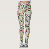 Het Patroon van sushi Leggings (Voorkant)