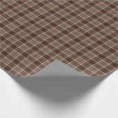 Het Patroon van Tan, Rood, en Groen Pset Cadeaupapier (Hoek)