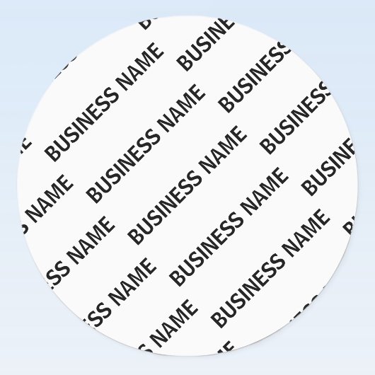 Het patroon van uw bedrijfsnaam | Zwart-wit Labels