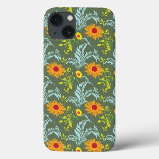 Het patroon van zonnebloemen Case-Mate iPhone case (Achterkant)