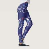 Het patroonleven: Naadloos zee Leggings (Rechts)