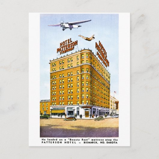 Het Patterson Hotel, Bismark, North Dakota Briefkaart (Voorkant)