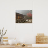 Het paviljoen in de Japanse tuin van Portland Poster (Keuken)