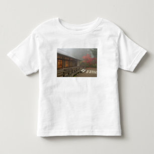 Het paviljoen in de Portland Japanese Garden Kinder Shirts