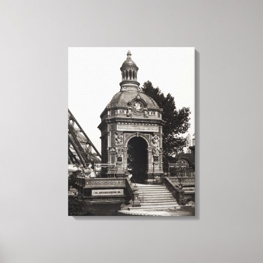 Het paviljoen Perrusson Canvas Afdruk (Voorkant)