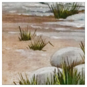 Het Peeps Strand Nest Weefsel Stof (Close Up)