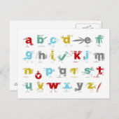 Het Pelican Alphabet Briefkaart (Voorkant / Achterkant)