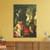 Het Penitence of St. Jerome, 1502 Canvas Afdruk (Insitu (Woonkamer))