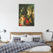 Het Penitence of St. Jerome, 1502 Canvas Afdruk (Insitu (Slaapkamer))
