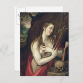 Het Penitent Magdalene, 1579 Briefkaart (Voorkant / Achterkant)