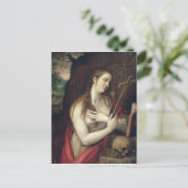 Het Penitent Magdalene, 1579 Briefkaart (Staand voorkant)