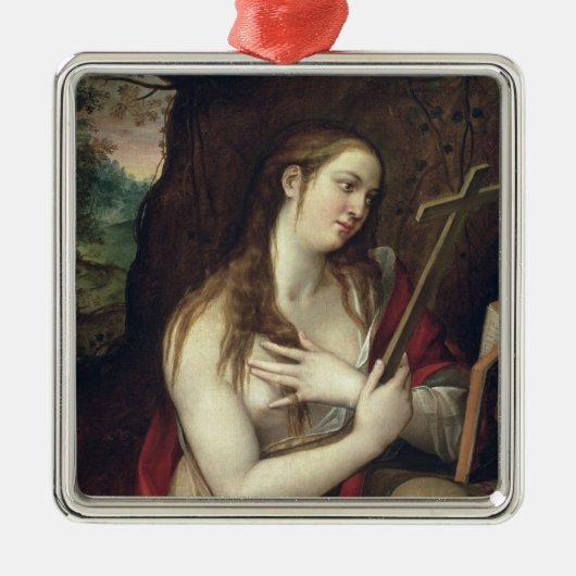 Het Penitent Magdalene, 1579 Metalen Ornament (Voorkant)