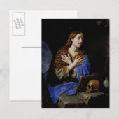 Het Penitent Magdalene, 1657 Briefkaart (Voorkant / Achterkant)