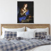 Het Penitent Magdalene, 1657 Canvas Afdruk (Insitu (Slaapkamer))