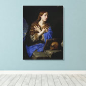 Het Penitent Magdalene, 1657 Canvas Afdruk (Insitu (Houten vloer))