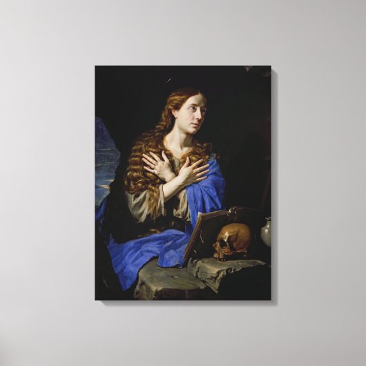 Het Penitent Magdalene, 1657 Canvas Afdruk (Voorkant)