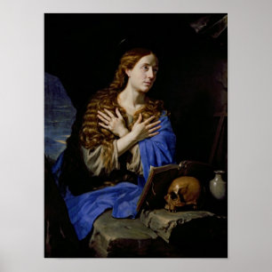 Het Penitent Magdalene, 1657 Poster