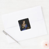Het Penitent Magdalene, 1657 Vierkante Sticker (Envelop)