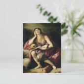 Het Penitent Magdalene Briefkaart (Staand voorkant)