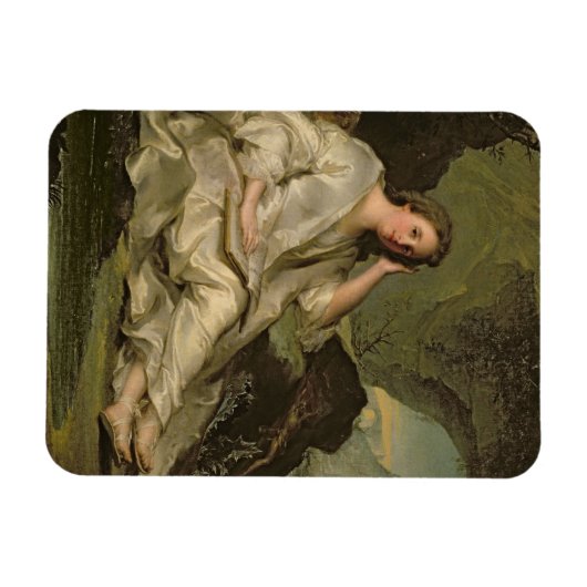 Het Penitent Magdalene (olie op canvas) Magneet (Horizontaal)