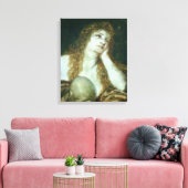 Het Penitent Mary Magdalene, 1873 Canvas Afdruk (Insitu (Woonkamer))