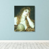Het Penitent Mary Magdalene, 1873 Canvas Afdruk (Insitu (Houten vloer))
