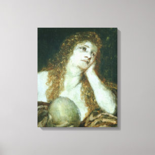 Het Penitent Mary Magdalene, 1873 Canvas Afdruk