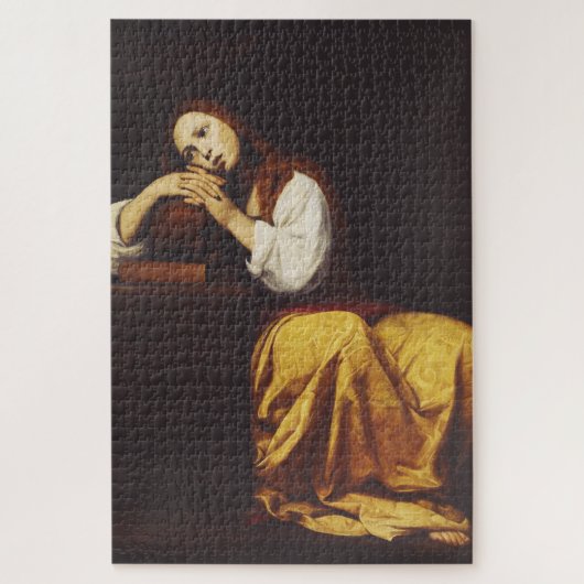 Het Penitent Mary Magdalene door Giacomo Galli Legpuzzel (Verticaal)