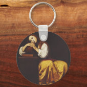 Het Penitent Mary Magdalene door Giacomo Galli Sleutelhanger (Voorkant)