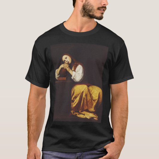 Het Penitent Mary Magdalene door Giacomo Galli T-shirt (Voorkant)