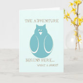 Het pensioen-avontuur begint hier, wat een hoer! kaart (Gele Bloem)