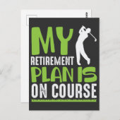 Het pensioenplan is op koers gezet voor de in besl briefkaart (Voorkant / Achterkant)