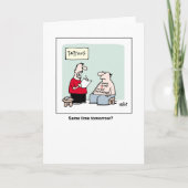 Het pensioneringstattoo kaart (Voorkant)