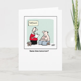 Het pensioneringstattoo kaart