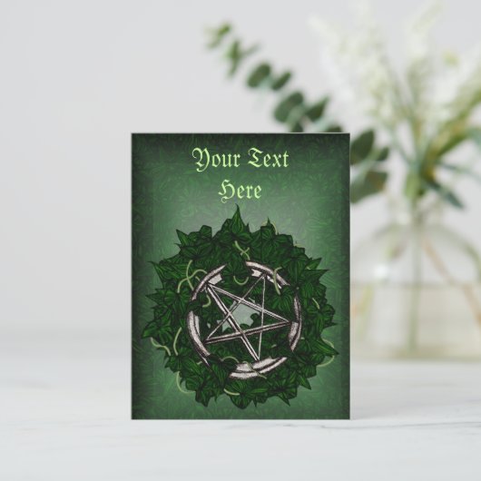 Het Pentacle en de Ivy Briefkaart (Staand voorkant)