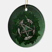 Het Pentacle en de Ivy Keramisch Ornament (Links)