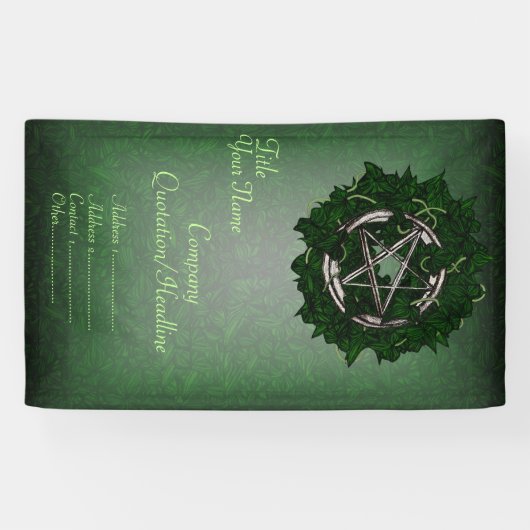 Het Pentacle en de Ivy Spandoek (Horizontaal)