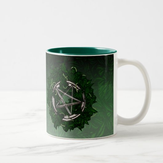 Het Pentacle en de Ivy Tweekleurige Koffiemok (Rechts)