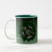 Het Pentacle en de Ivy Tweekleurige Koffiemok (Links)