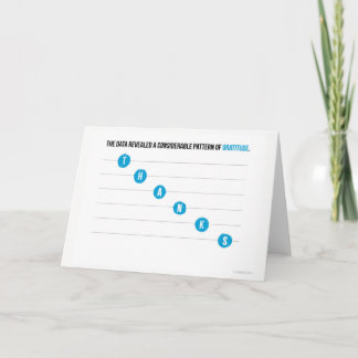 Het Perceel van de punt dankt u kaardt Bedankkaart