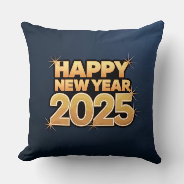 Het perfecte accent voor Start Nieuwjaar 2025 kuss Kussen (Voorkant)