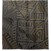 Het perfecte Afrikaanse mannelijke motief Douchegordijn (Voorkant)