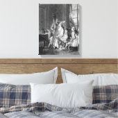 Het perfecte akkoord canvas afdruk (Insitu (Slaapkamer))