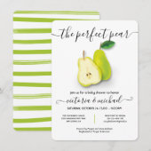 Het perfecte Baby shower van de peer Kaart (Voorkant / Achterkant)