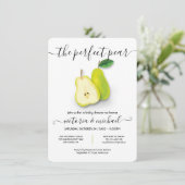 Het perfecte Baby shower van de peer Kaart (Staand voorkant)