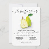 Het perfecte Baby shower van de peer Kaart (Voorkant)