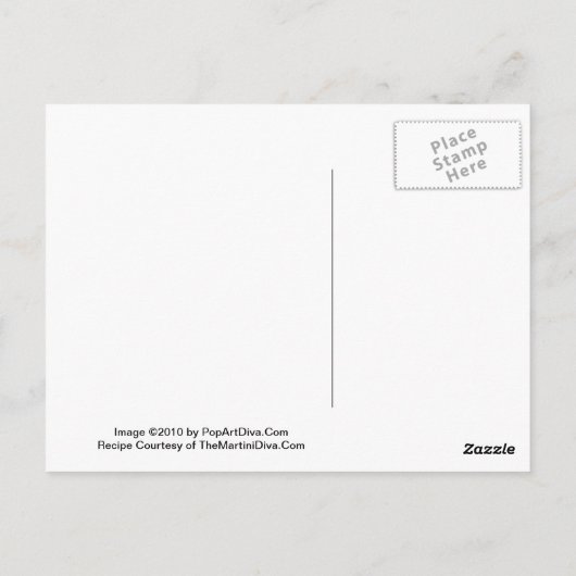 Het perfecte Briefkaart van de Kerry Martini ontva (Achterkant)